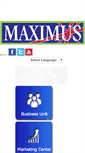 Mobile Screenshot of maximusonline.co.uk
